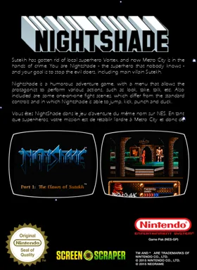 Nightshade (World) (Aftermarket) (Unl) box cover back